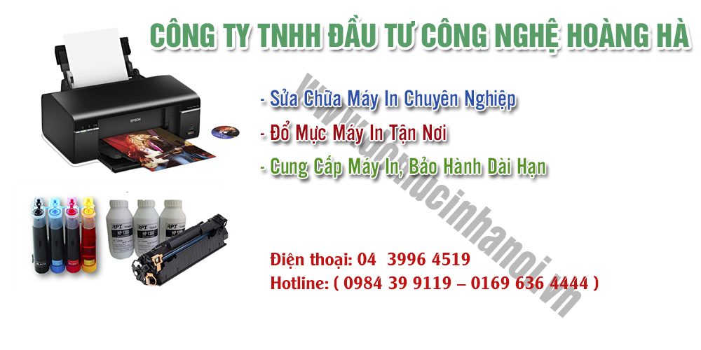 Sửa Máy Tính Laptop – Đổ Mực – Sửa Chữa Máy In Hoàng Hà